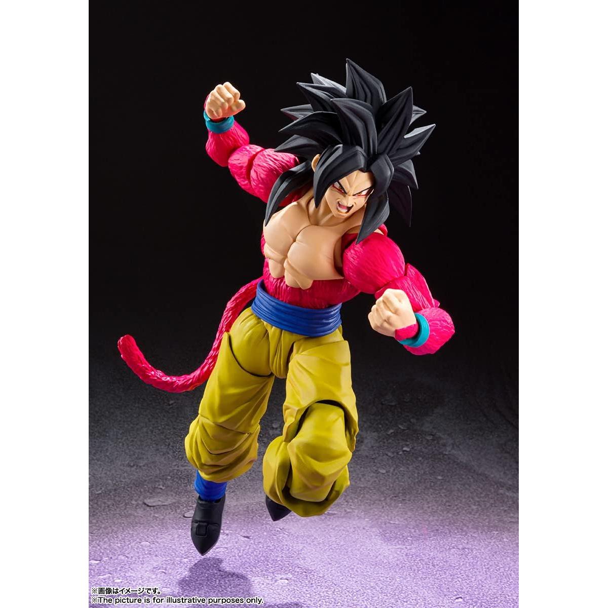 Figura S.H.Figuarts Super Saiyan 4 Goku Bandai 12.7cm