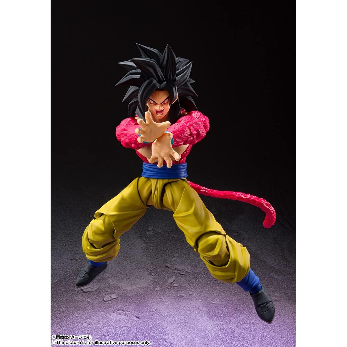 Figura S.H.Figuarts Super Saiyan 4 Goku Bandai 12.7cm
