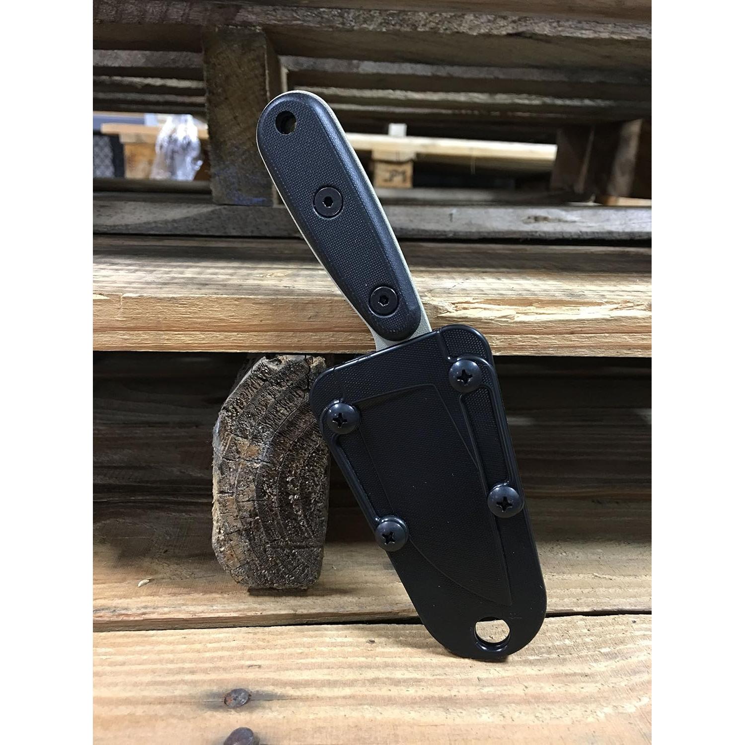 Cuchillo ESEE Izula-DT Acero Carbono 15.88 cm Mango G10 Negro