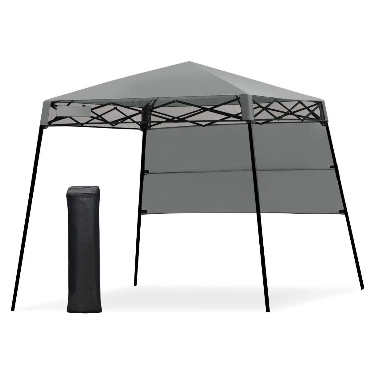 Carpa Plegable Tangkula 2.13x2.13 m Gris con Estacas
