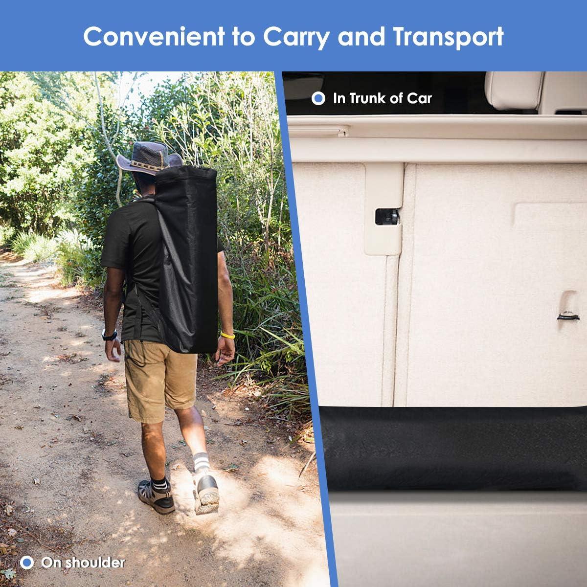 Carpa Plegable Tangkula 2.13x2.13 m Gris con Estacas