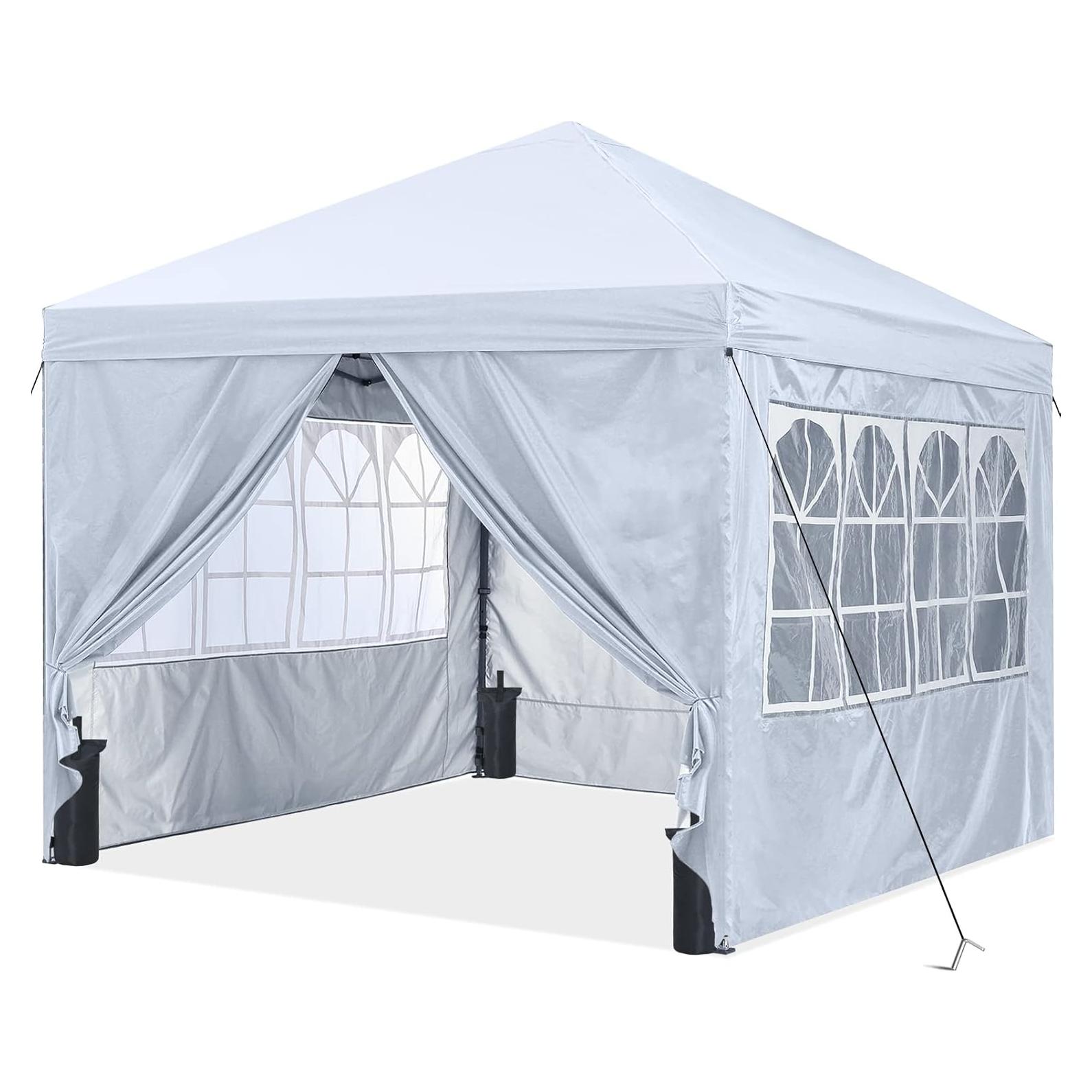 Carpa Plegable ABCCANOPY 3.05x3.05m Blanca con Ventanas