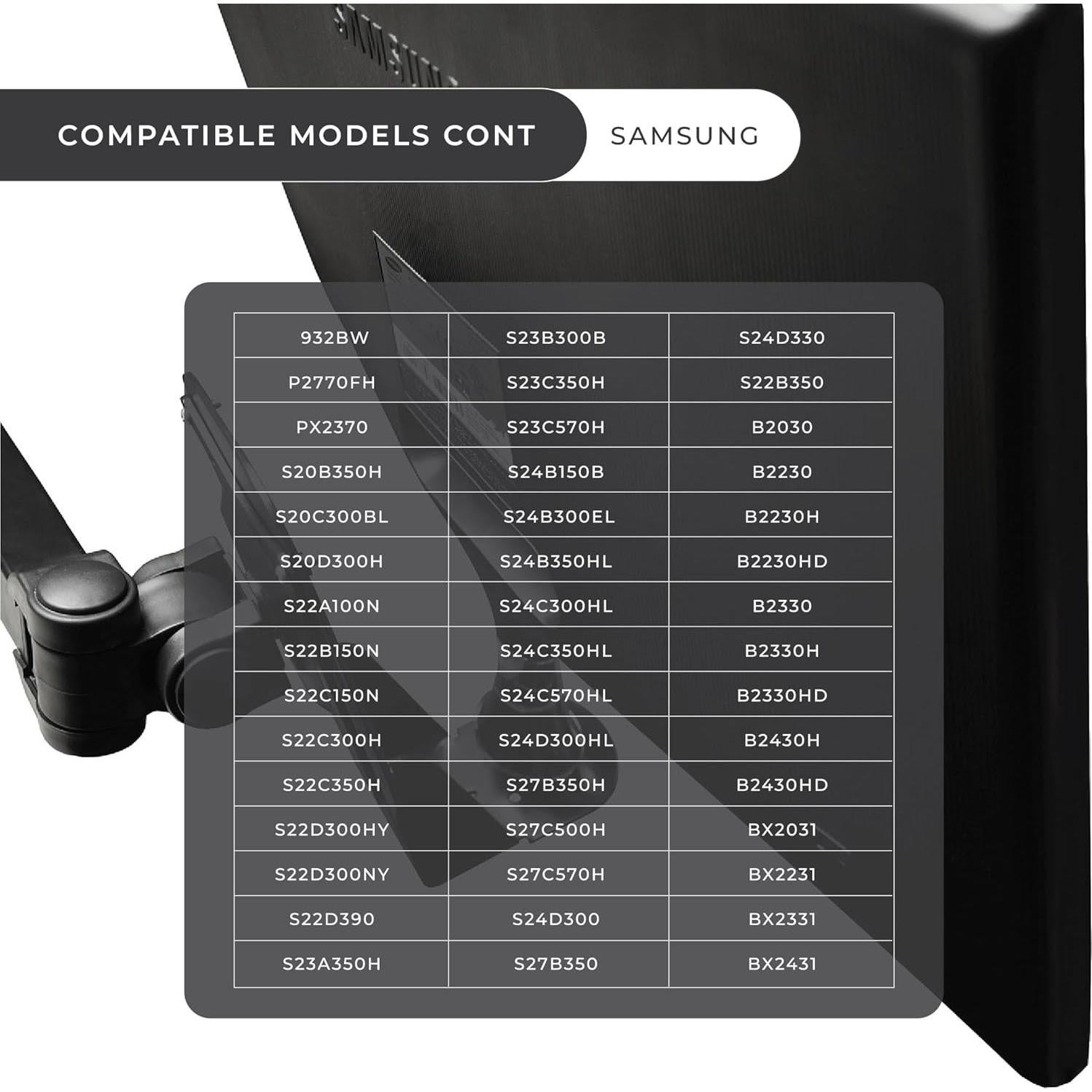 Adaptador VESA HumanCentric para Monitores Samsung 101-1011