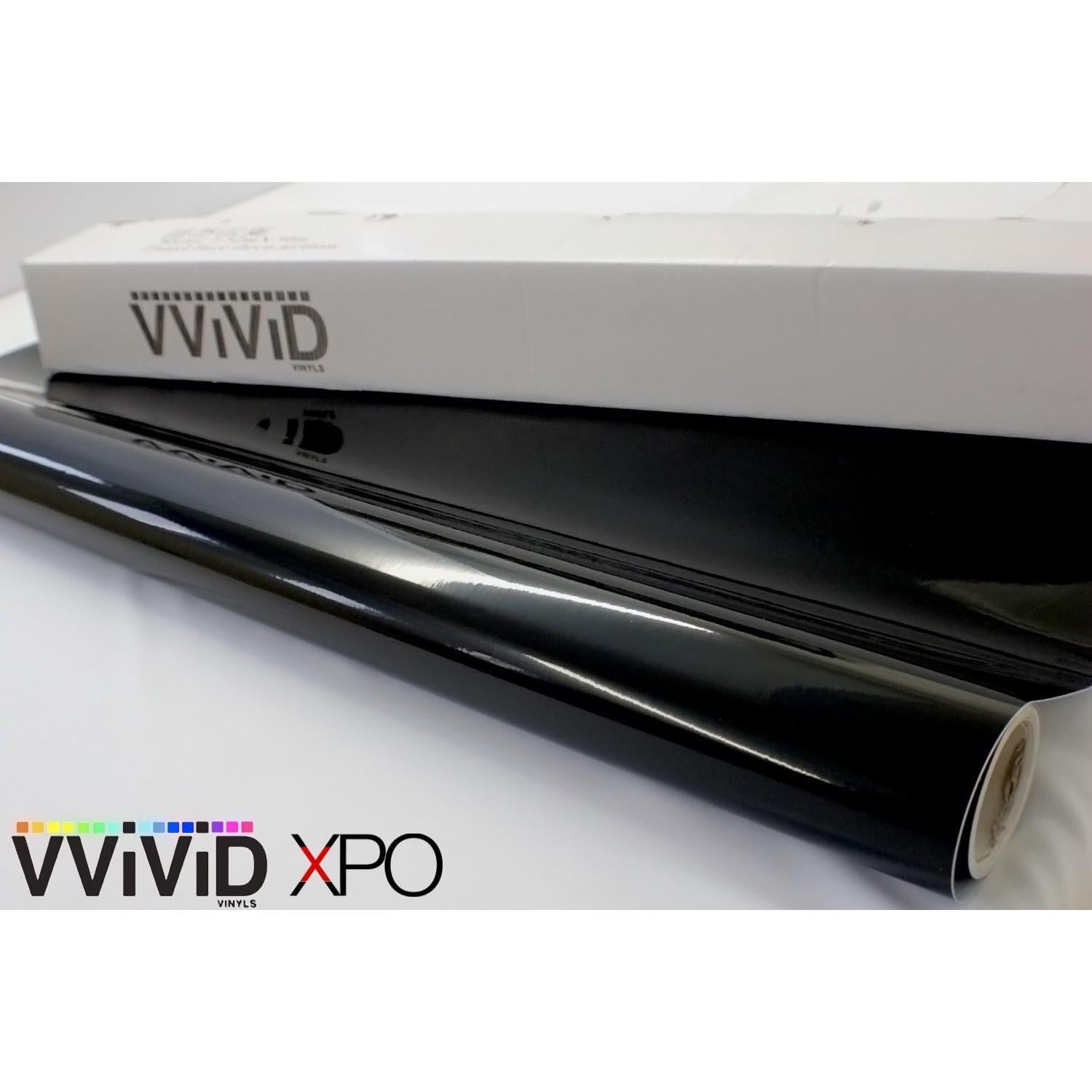 Vinilo Automotriz VViViD Glossy Negro 0.15m x 1.52m