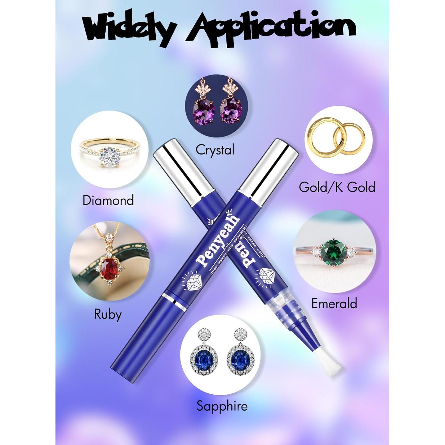 Bolígrafo Limpiador de Joyas Penyeah 2 Pack 12.7 cm