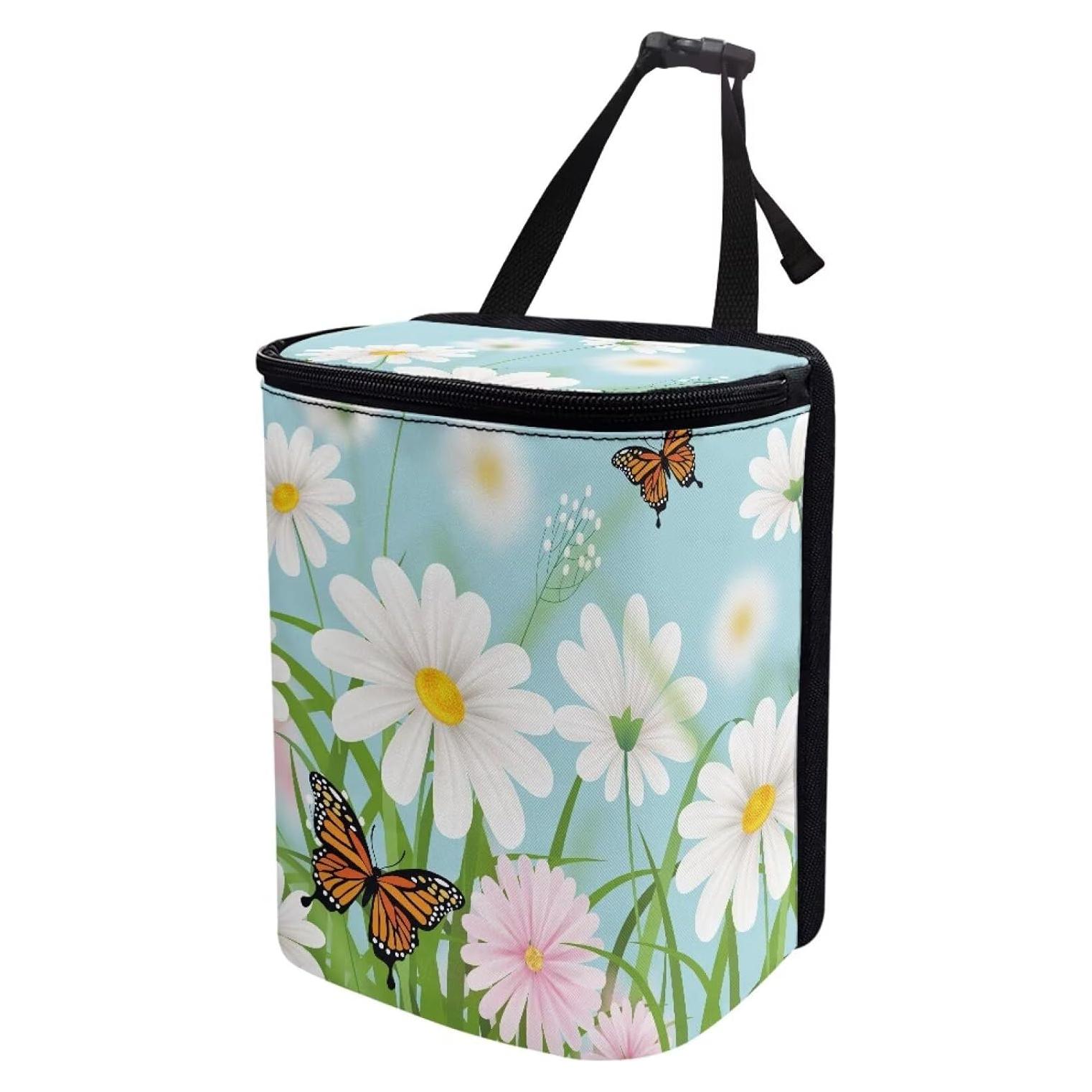 Organizador y Basurero Plegable para Autos Annejudy Mariposa