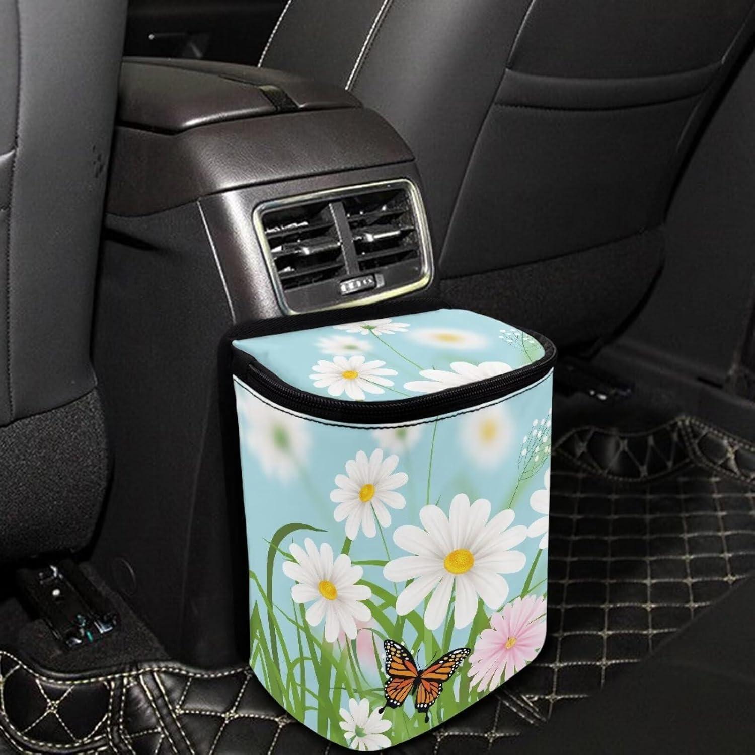 Organizador y Basurero Plegable para Autos Annejudy Mariposa