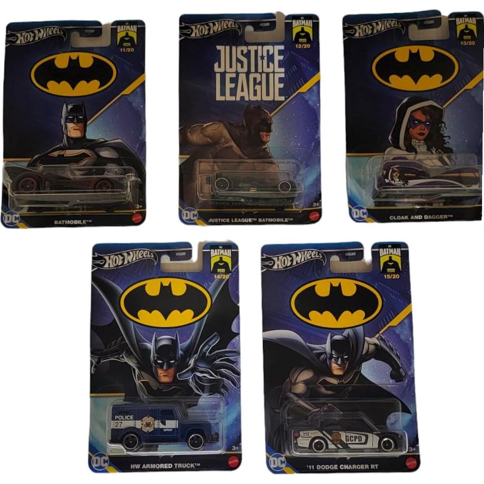 Hot Wheels Batman 2024 Conjunto 5 Vehículos Diecast 1:64