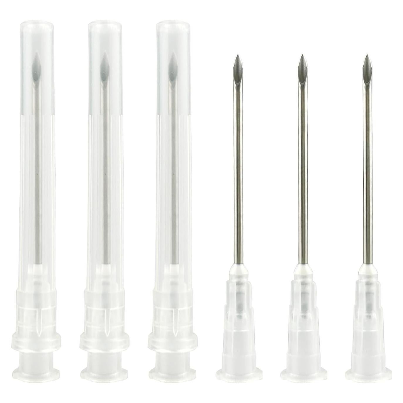 100 Agujas 16Ga 32mm Luer Lock JIAYOUSHOT para Inyección