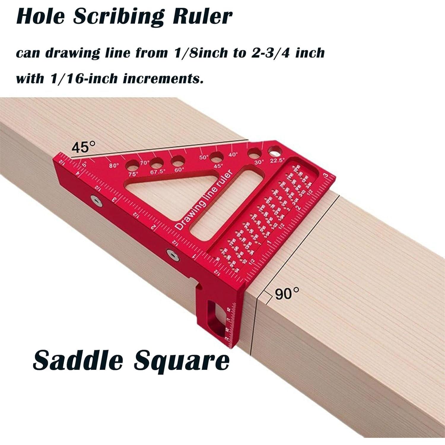 Regla de Medición Multi-Angulo 3D Sgifthome 25.4x12.7 cm