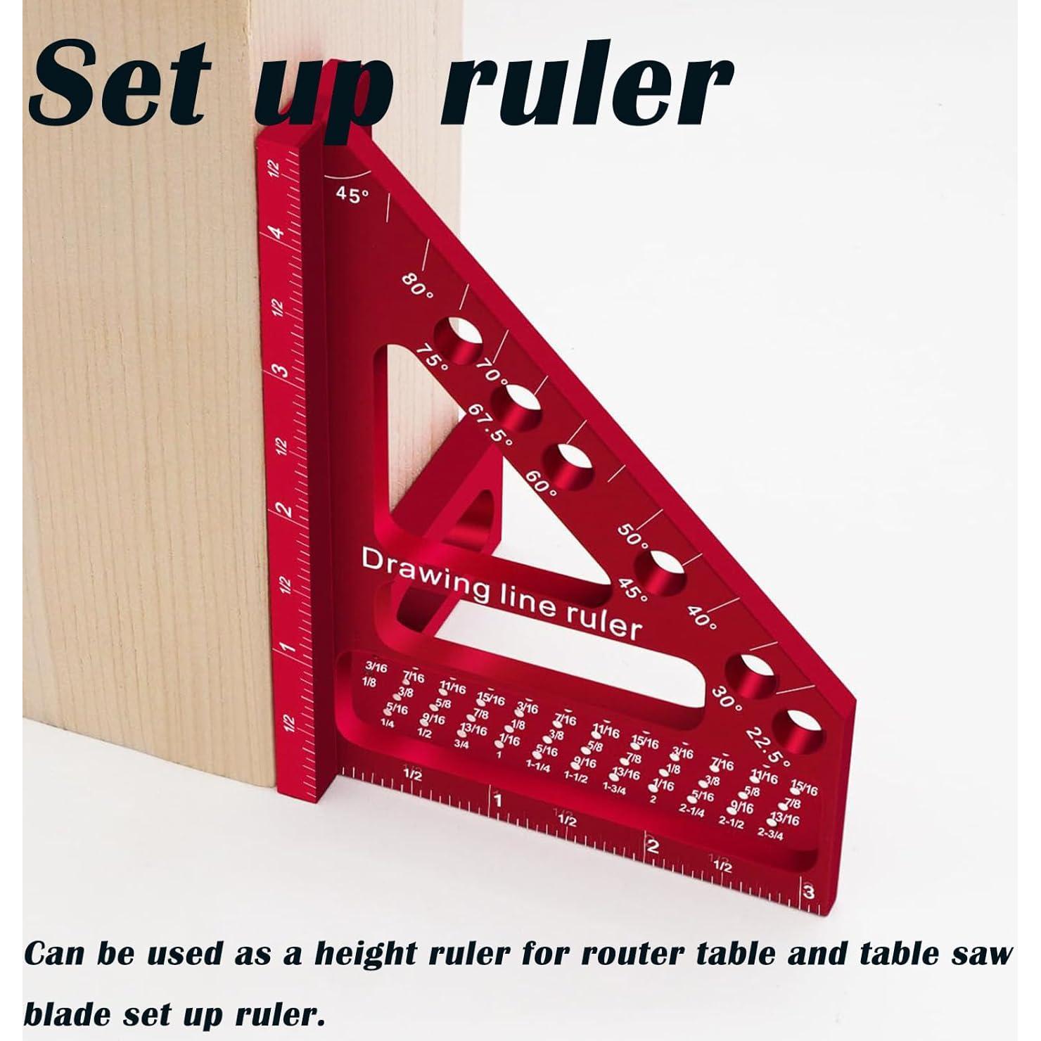 Regla de Medición Multi-Angulo 3D Sgifthome 25.4x12.7 cm