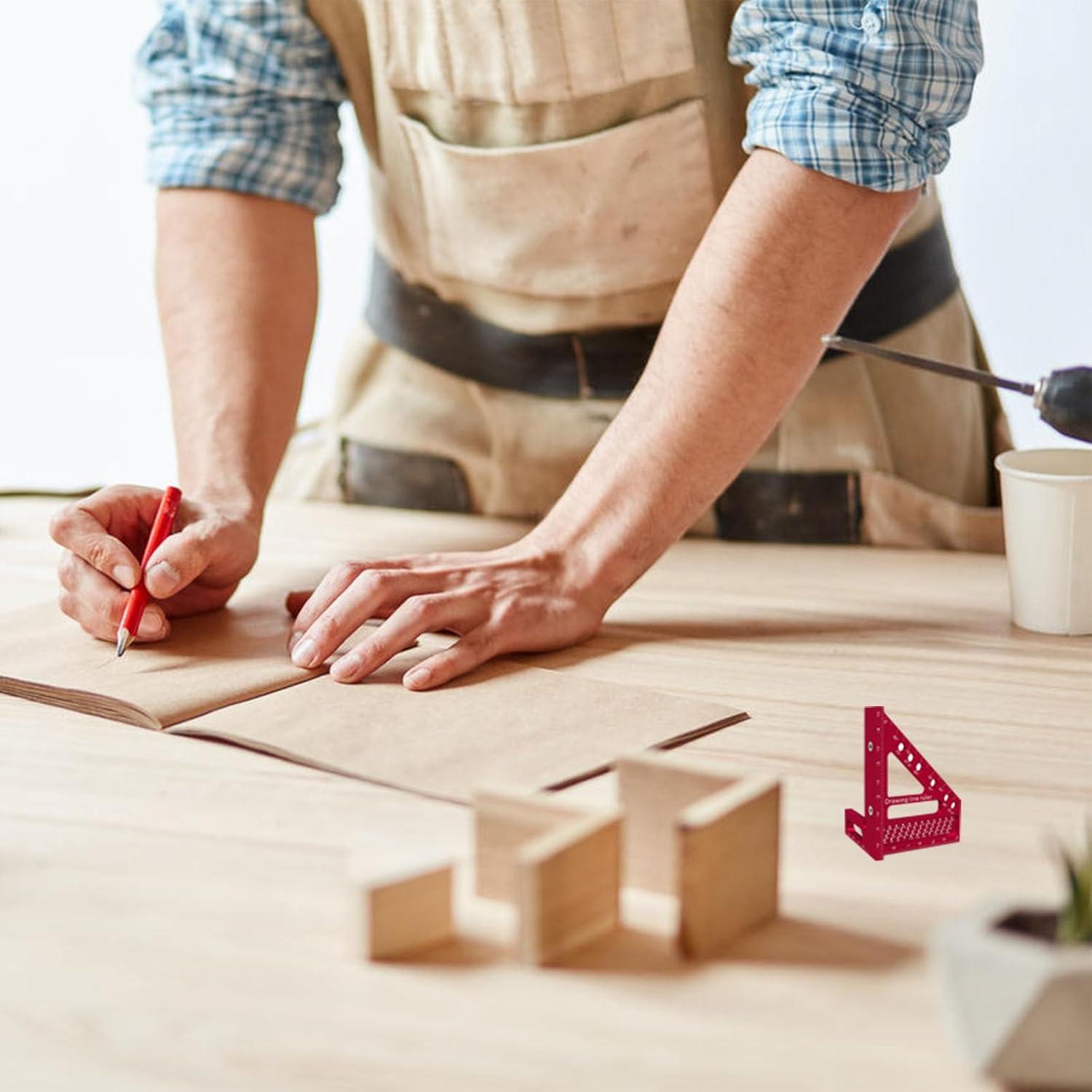 Regla de Medición Multi-Angulo 3D Sgifthome 25.4x12.7 cm