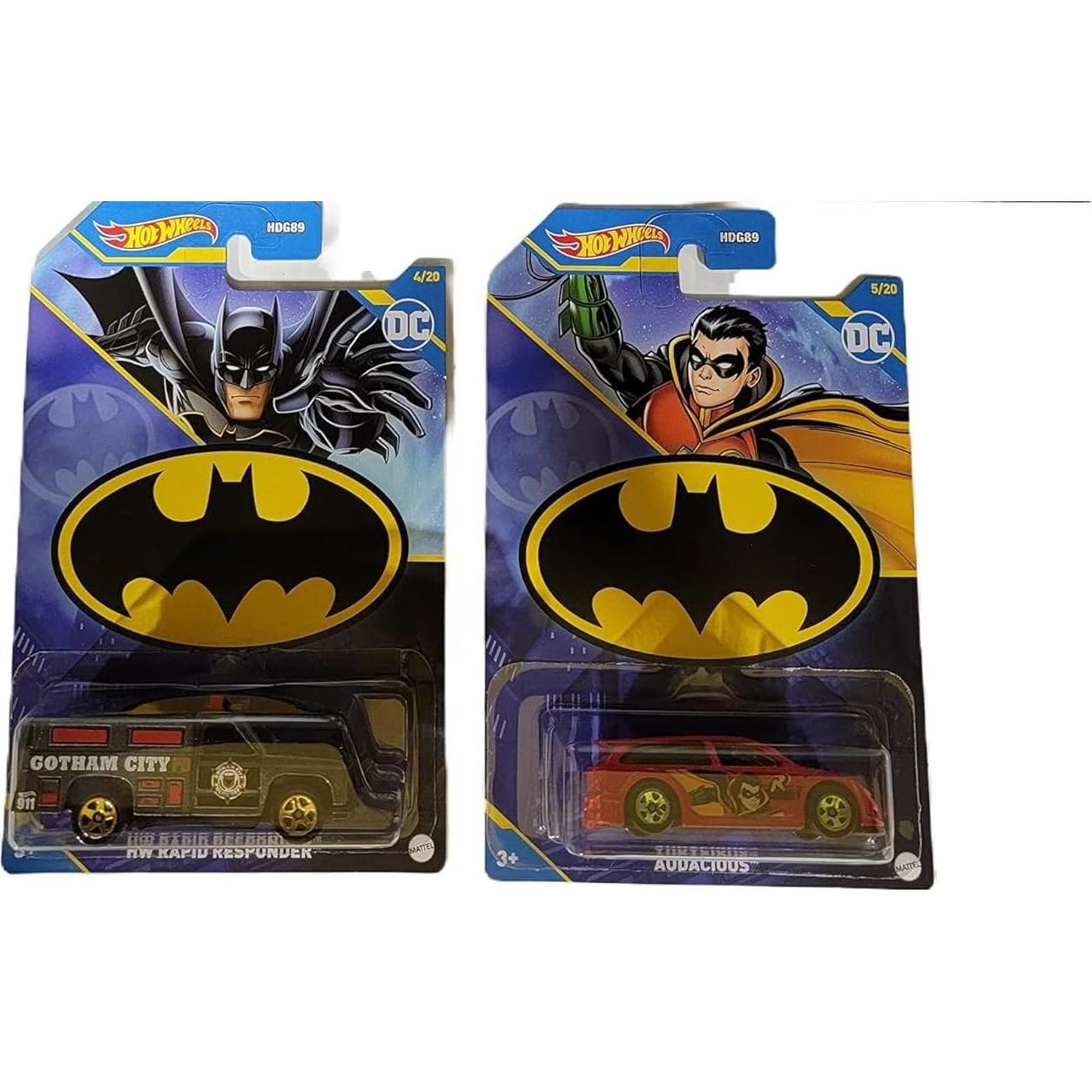 Hot Wheels Batman 2023 Conjunto 5 Vehículos Diecast