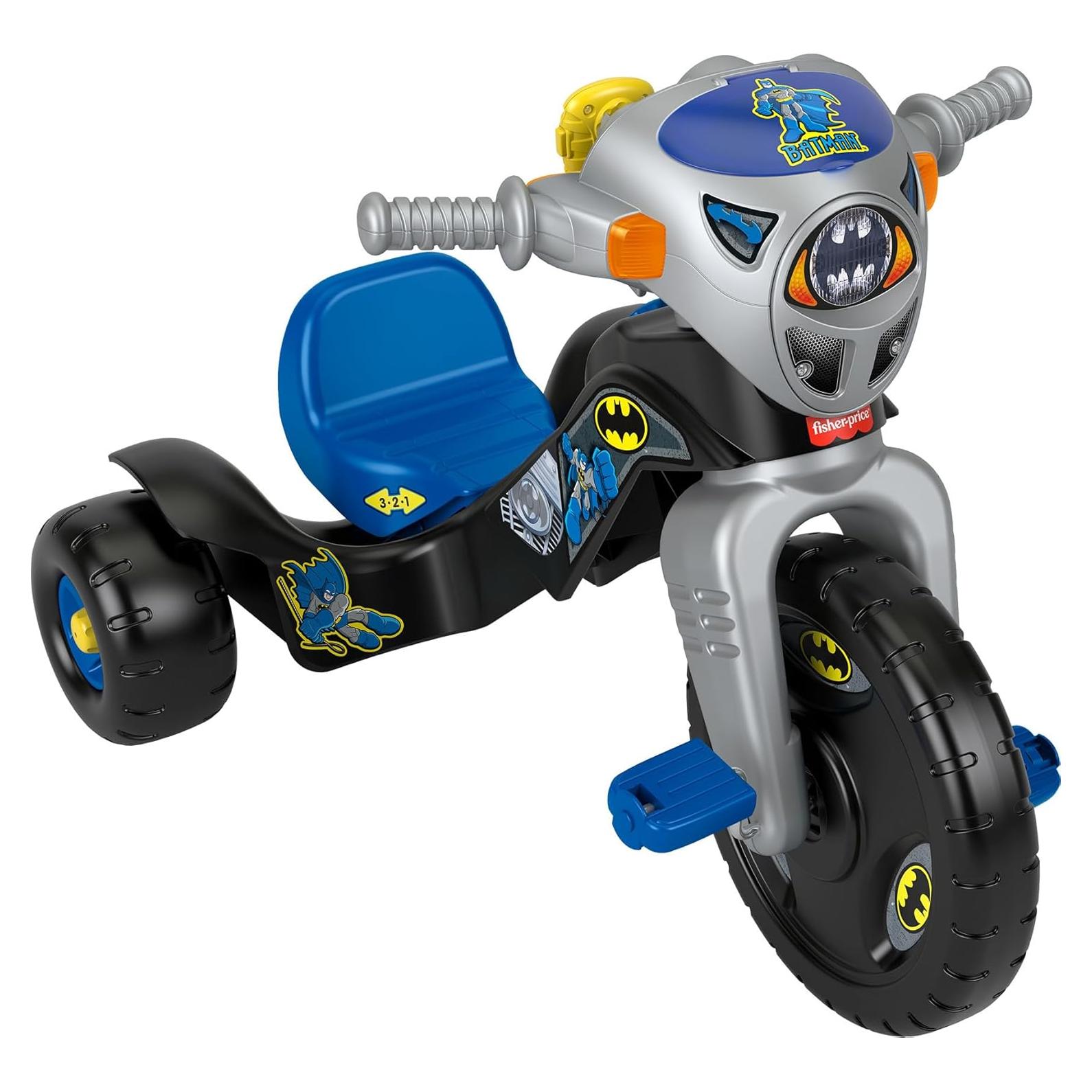 Triciclo para Niños Fisher-Price Batman con Luces y Sonidos