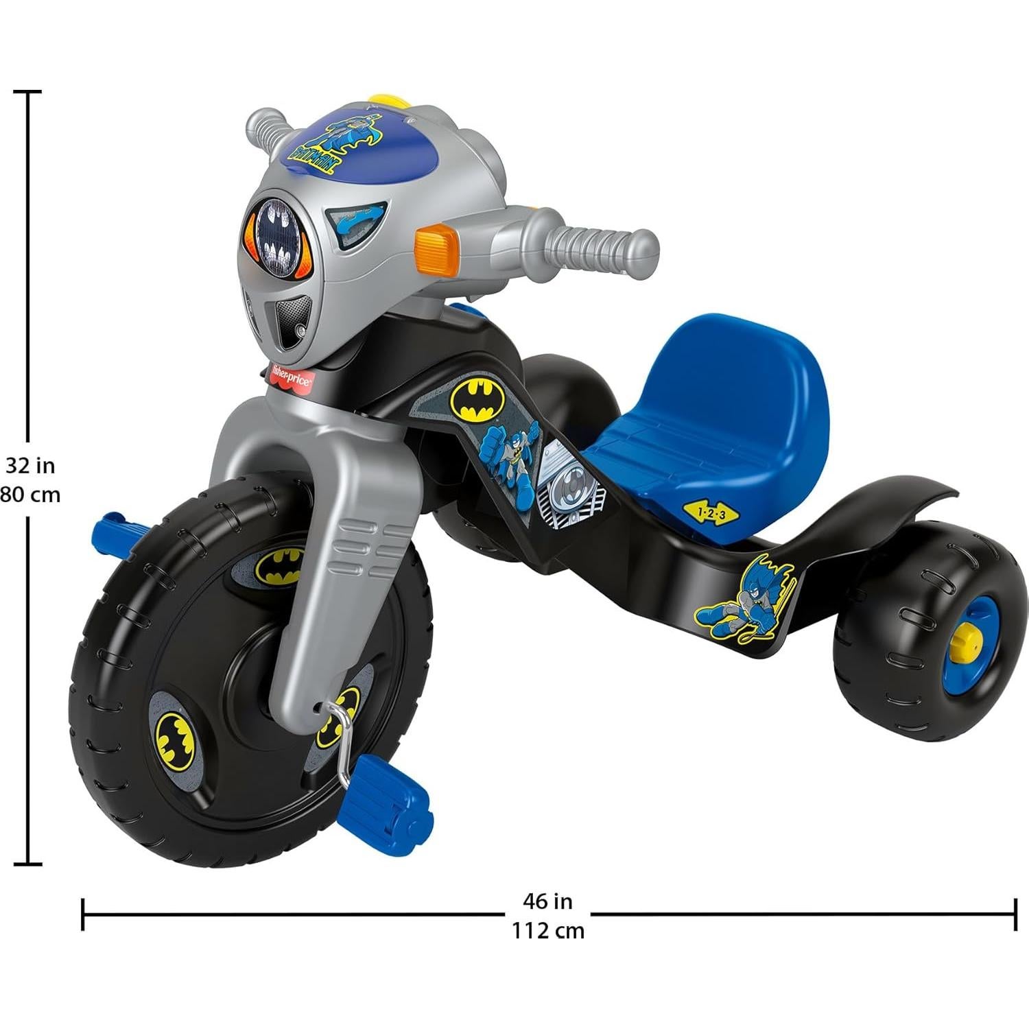 Triciclo para Niños Fisher-Price Batman con Luces y Sonidos