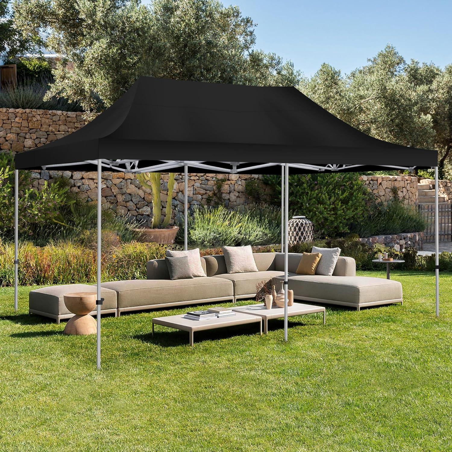 Carpa Plegable Kromax 10x6m Impermeable con Paredes Laterales