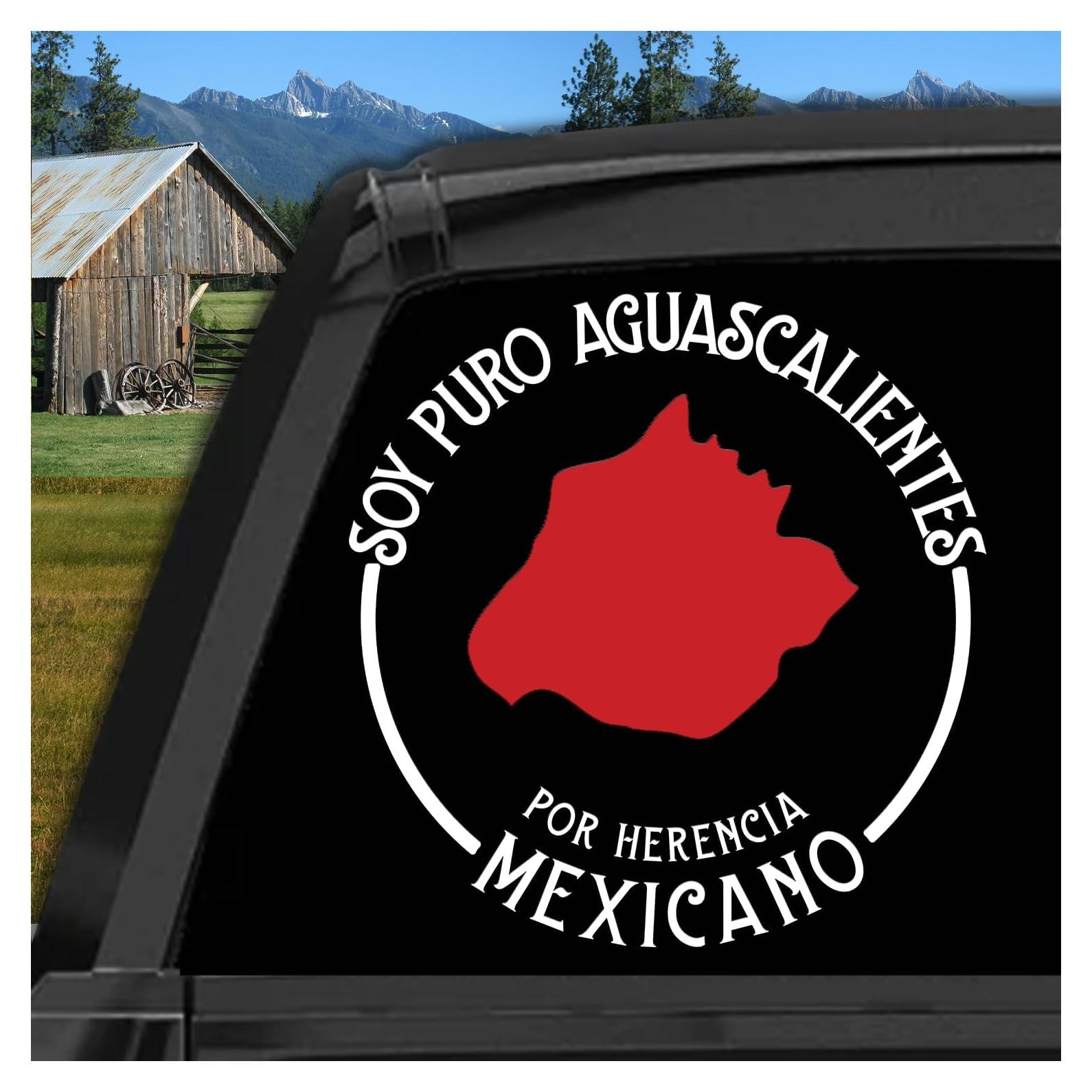 Calcomanía para Trocas Aguascalientes Vinilo Resistente