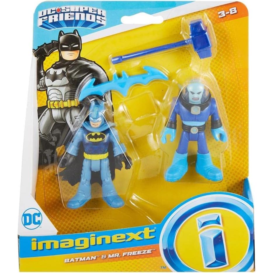 Conjunto de Figuras Batman y Mr Freeze Fisher-Price 3-8 Años