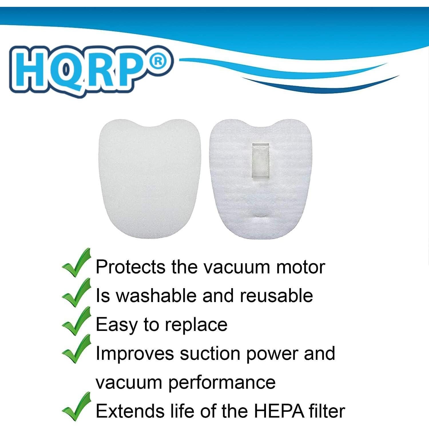 Kit de Filtros HQRP para Aspiradoras Shark Rocket - 3 Piezas