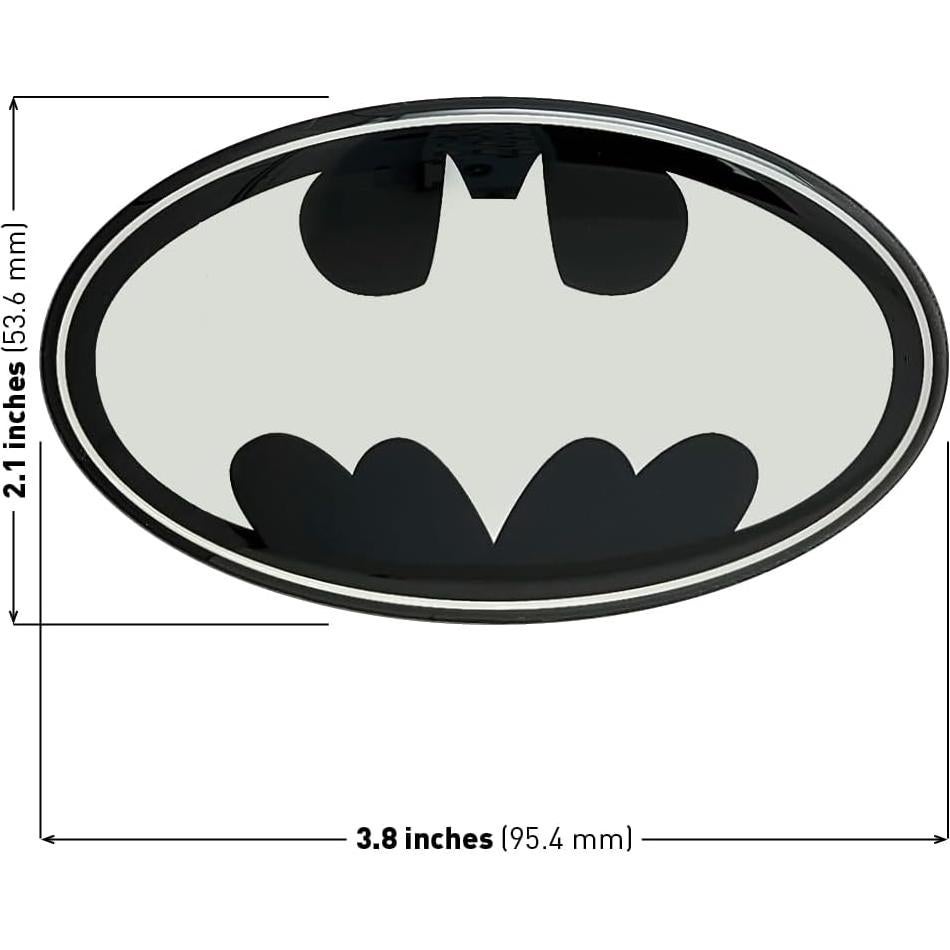 Calcomanía Cromo Batman 1989 Emblema Ventilador 9.65x5.33cm