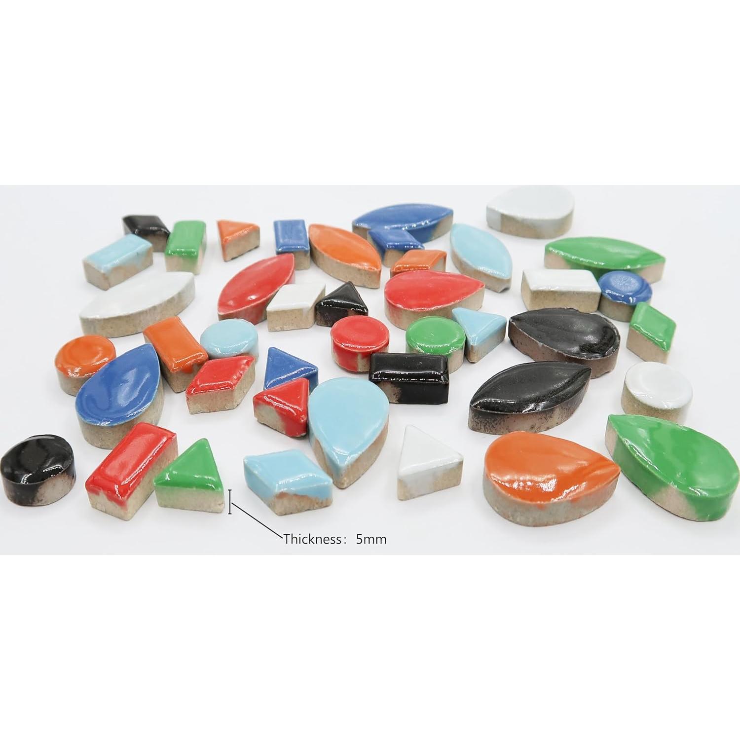 Azulejos Cerámicos de Mosaico SMANTA 120 Piezas Azul Claro