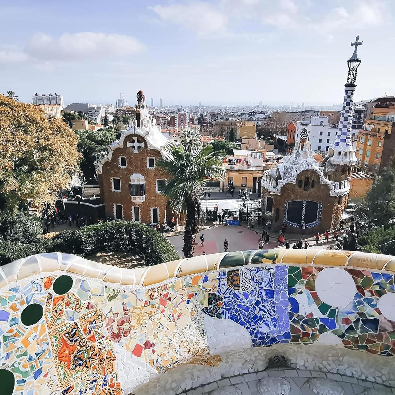 Azulejos Cerámicos de Mosaico SMANTA 120 Piezas Azul Claro