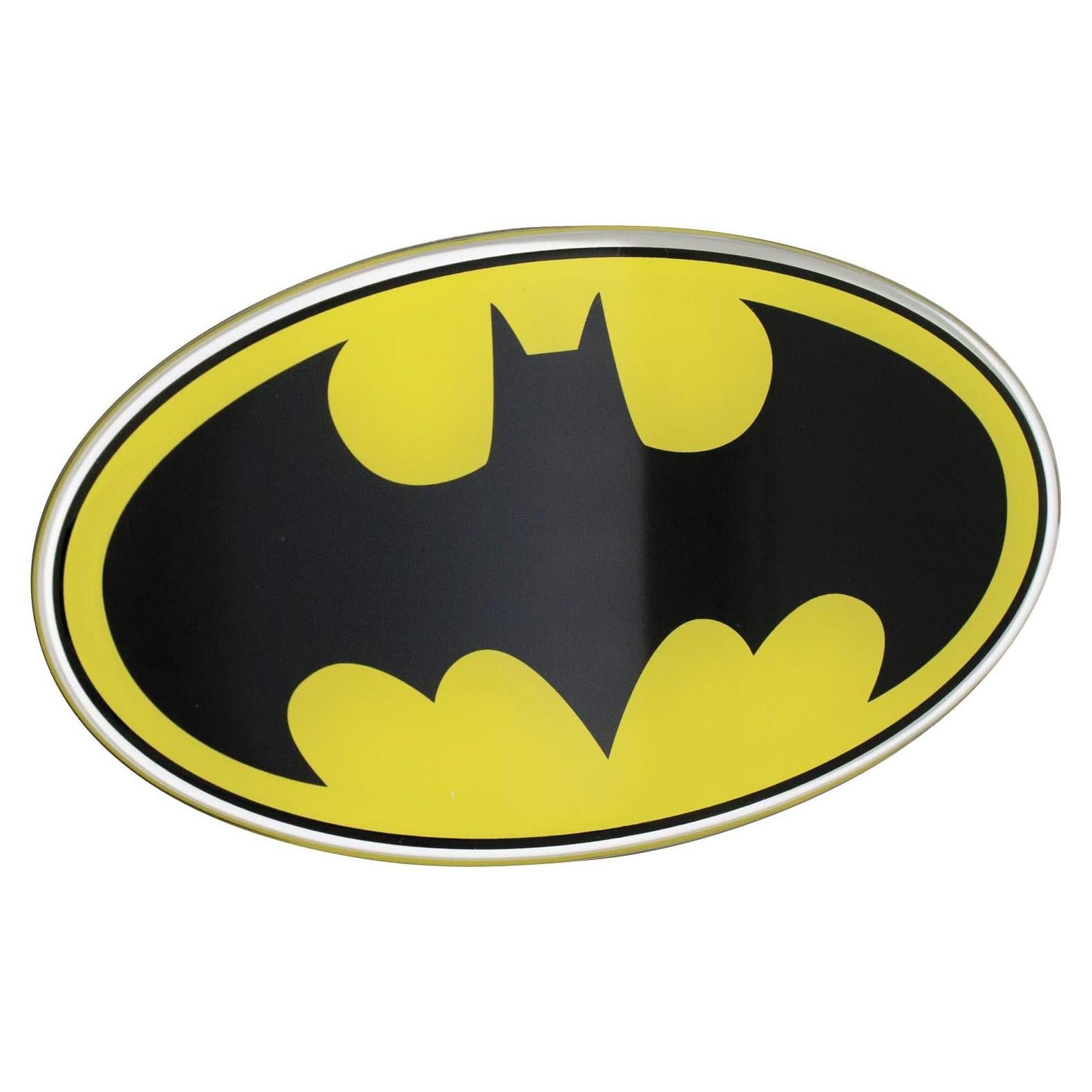 Calcomanía Cromada Batman Emblemas de Fan 9,5x5,5 cm