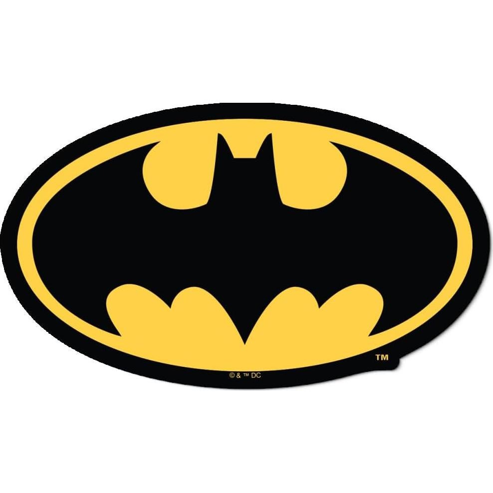 Calcomanía Vinilo Batman Logo Ovalado 10 cm Resistente UV