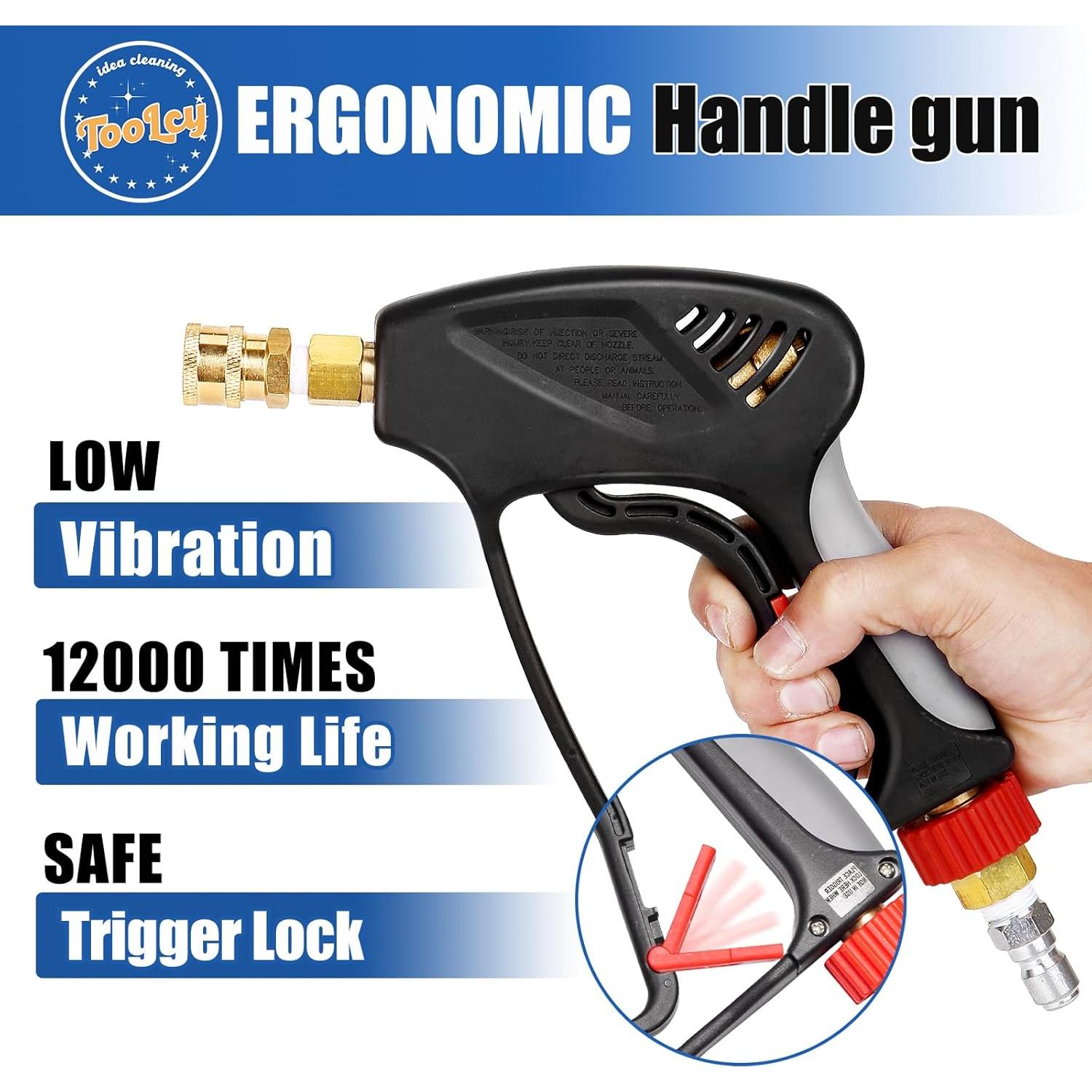 Pistola de Lavado a Presión TOOLCY 5000 PSI 10.5 GPM