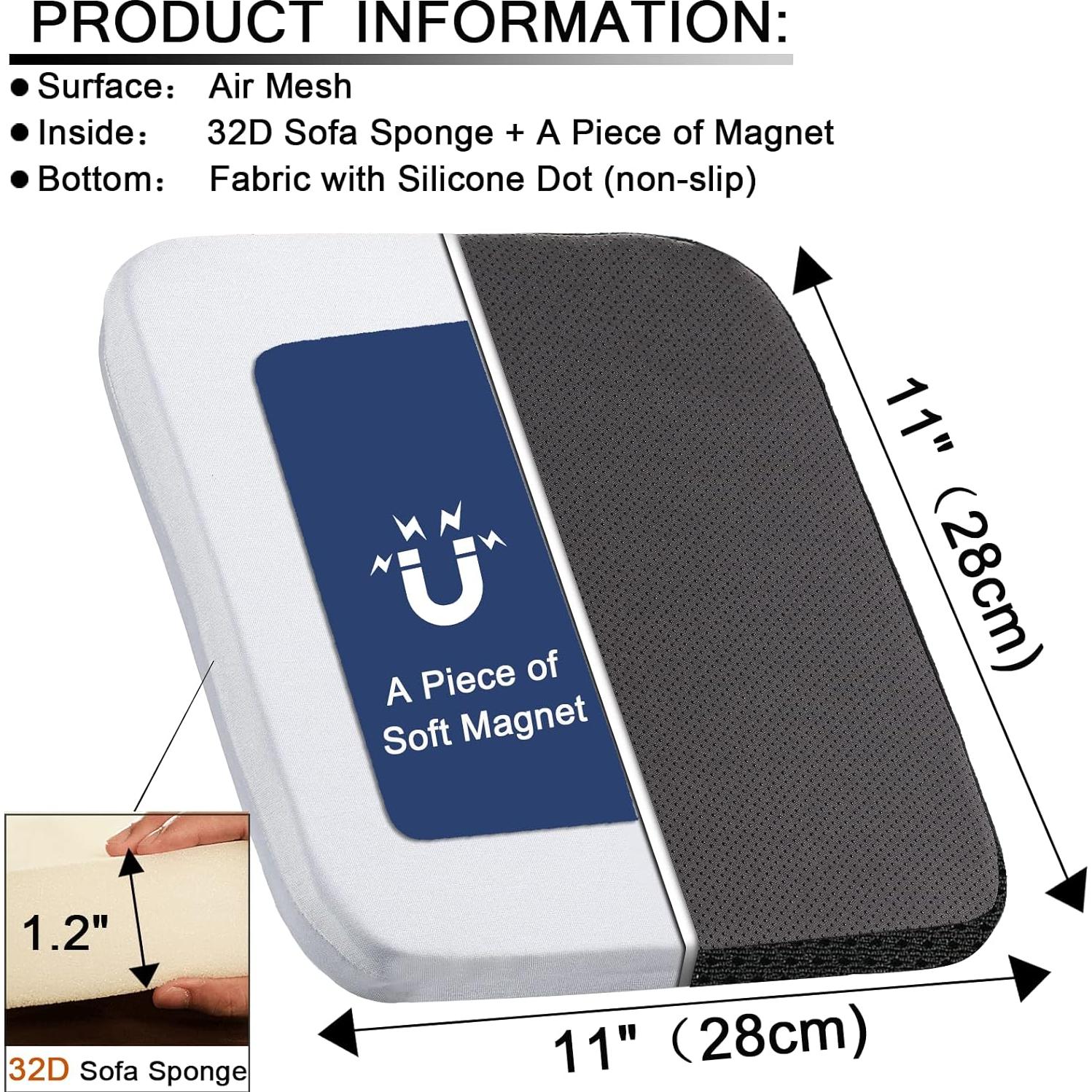 Cojines de Silla Magnéticos SINOSSO de Terciopelo - Set de 2