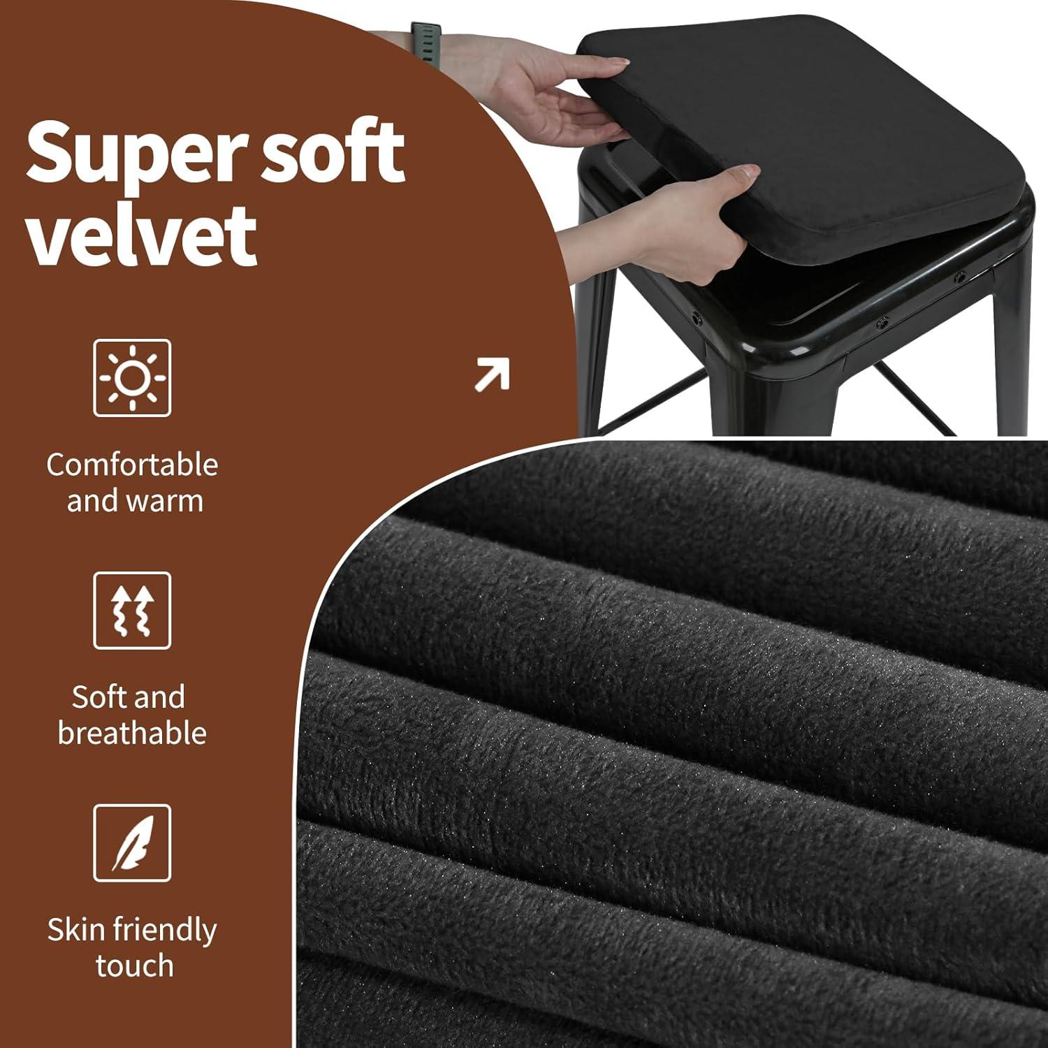 Cojines de Silla Magnéticos SINOSSO de Terciopelo - Set de 2