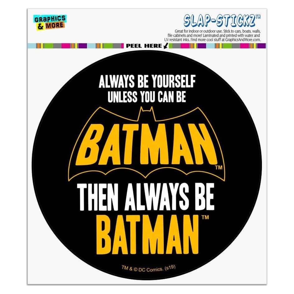 Adhesivo Vinilo Batman Graphics & More 14 cm Circular