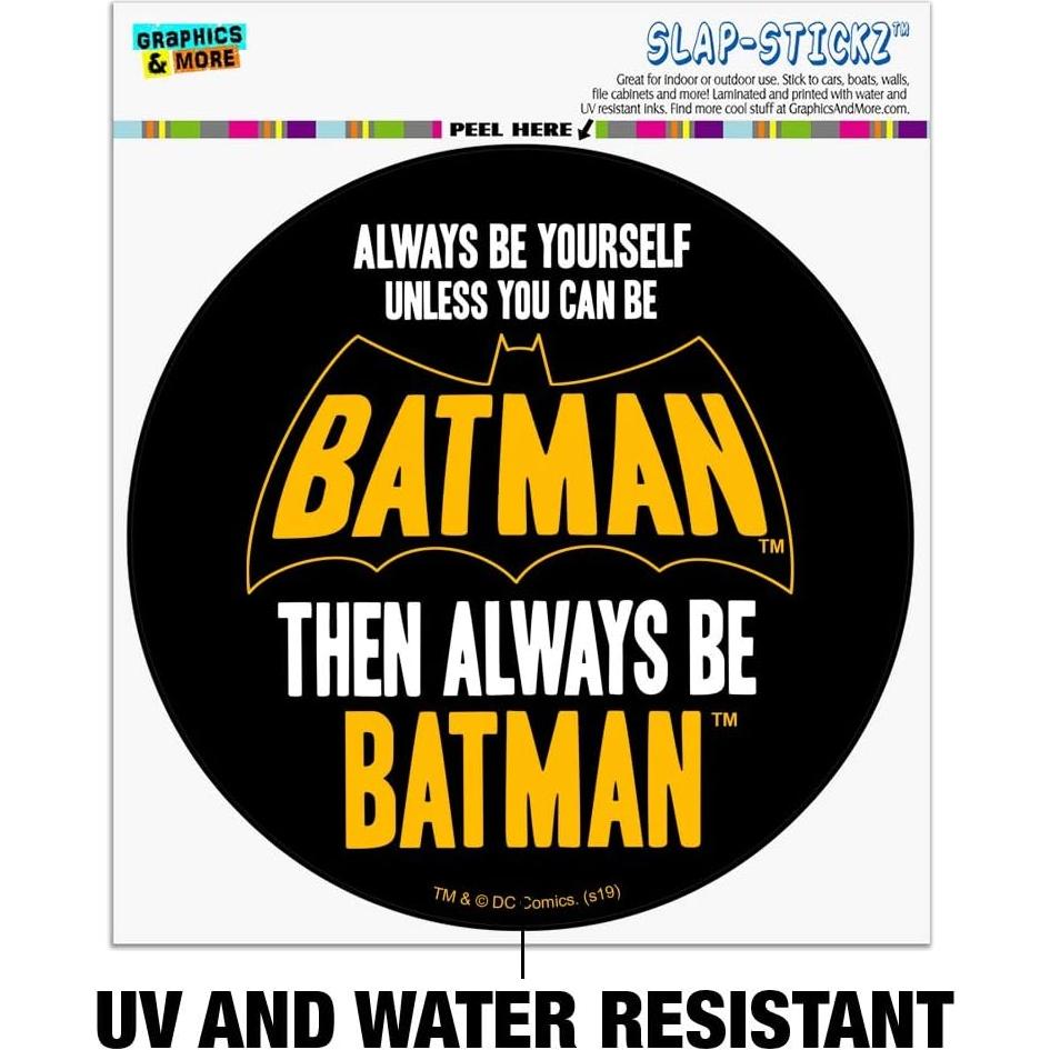 Adhesivo Vinilo Batman Graphics & More 14 cm Circular