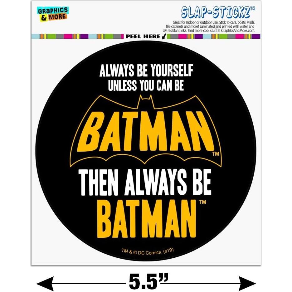 Adhesivo Vinilo Batman Graphics & More 14 cm Circular
