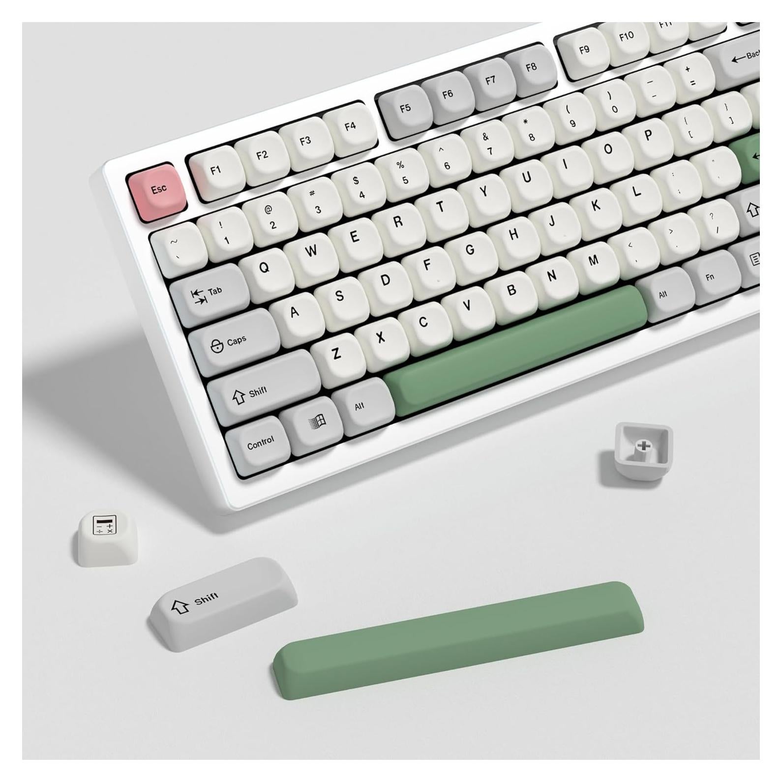 Teclado Mecánico KBDiy 9009 - Teclas Retro PBT 139 Unidades