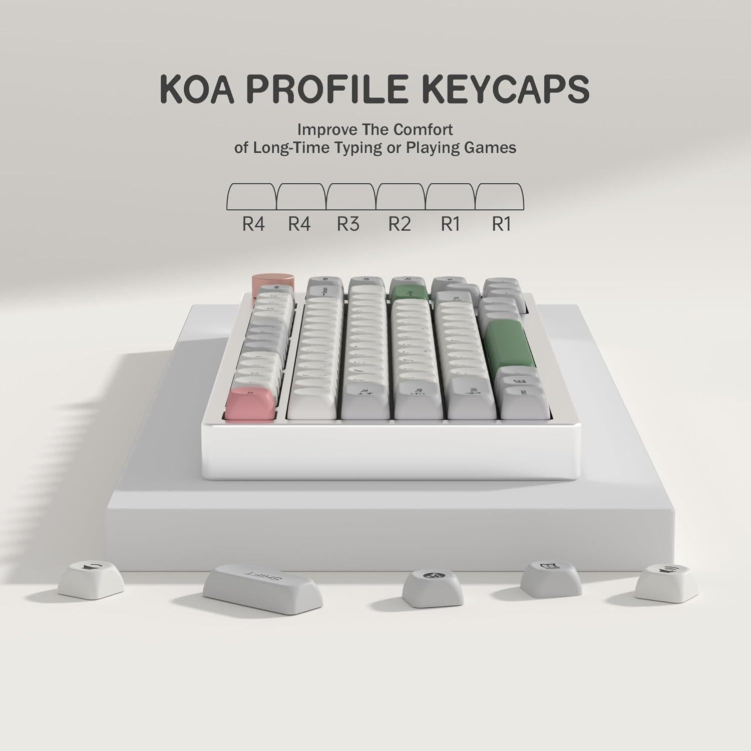 Teclado Mecánico KBDiy 9009 - Teclas Retro PBT 139 Unidades