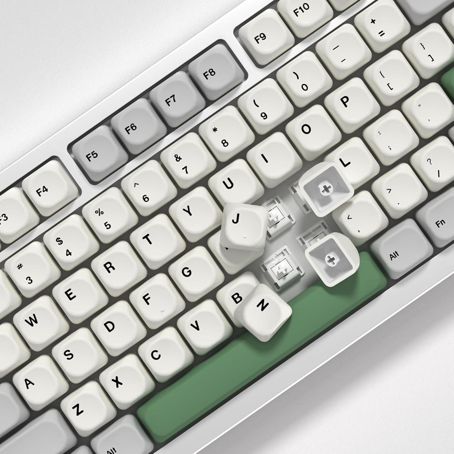 Teclado Mecánico KBDiy 9009 - Teclas Retro PBT 139 Unidades