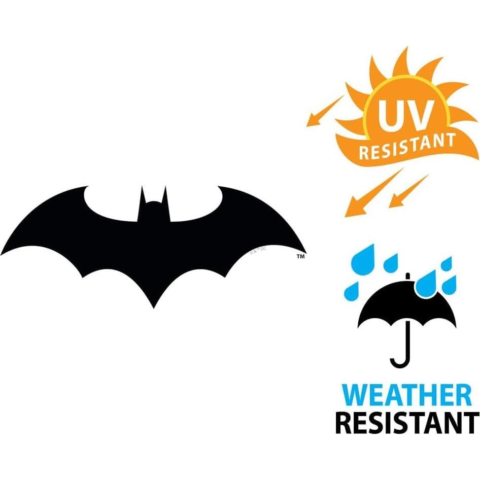 Calcomanía Premium Logo Batman 10.16 cm Vinilo Cortado