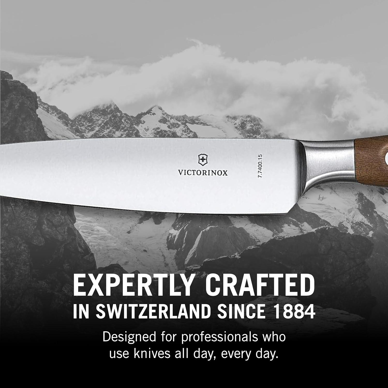 Cuchillo de Chef Victorinox Grand Maitre 15 cm Forjado - Acero Inoxidable