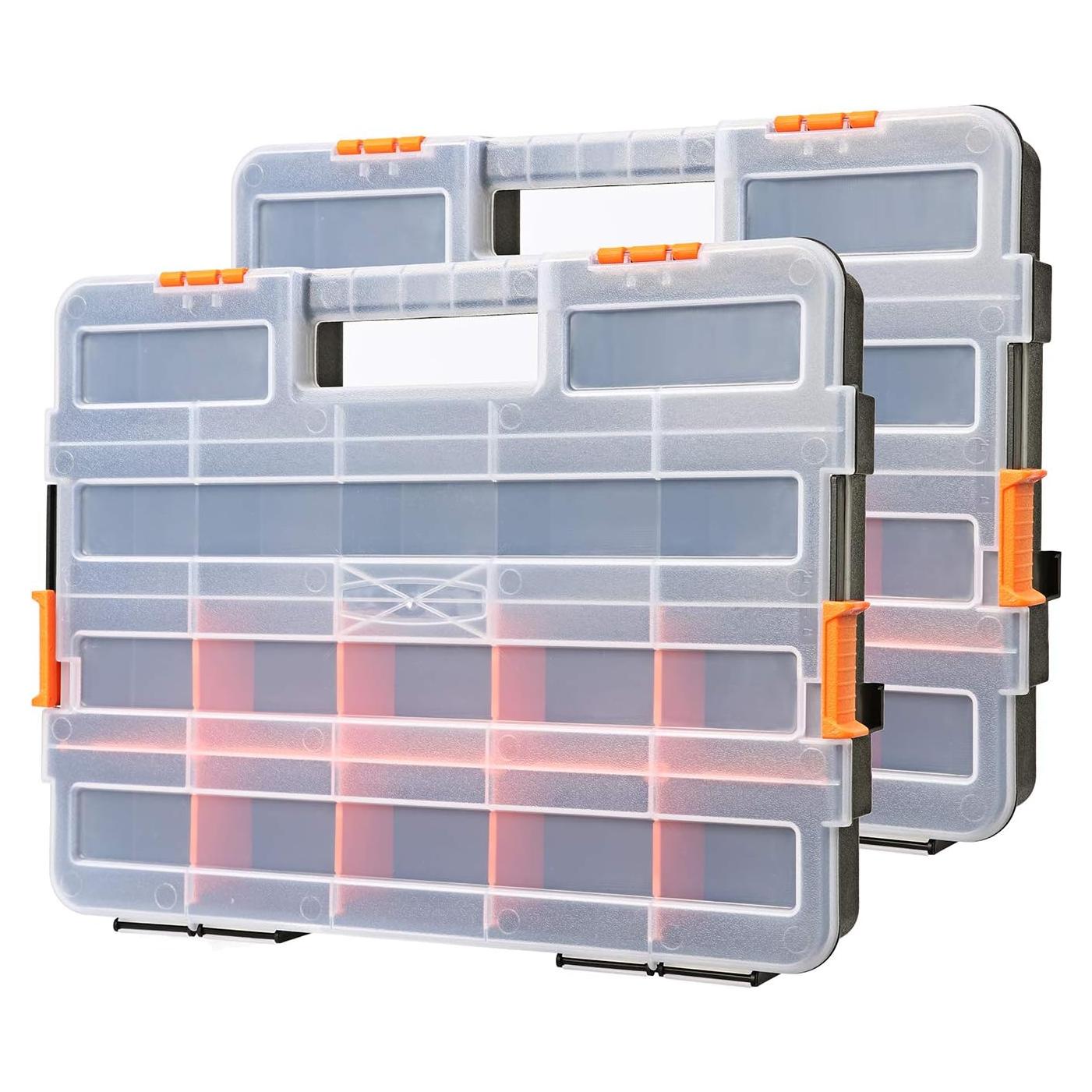 Organizador de Herramientas CASOMAN 2 Piezas Negro con Divisores