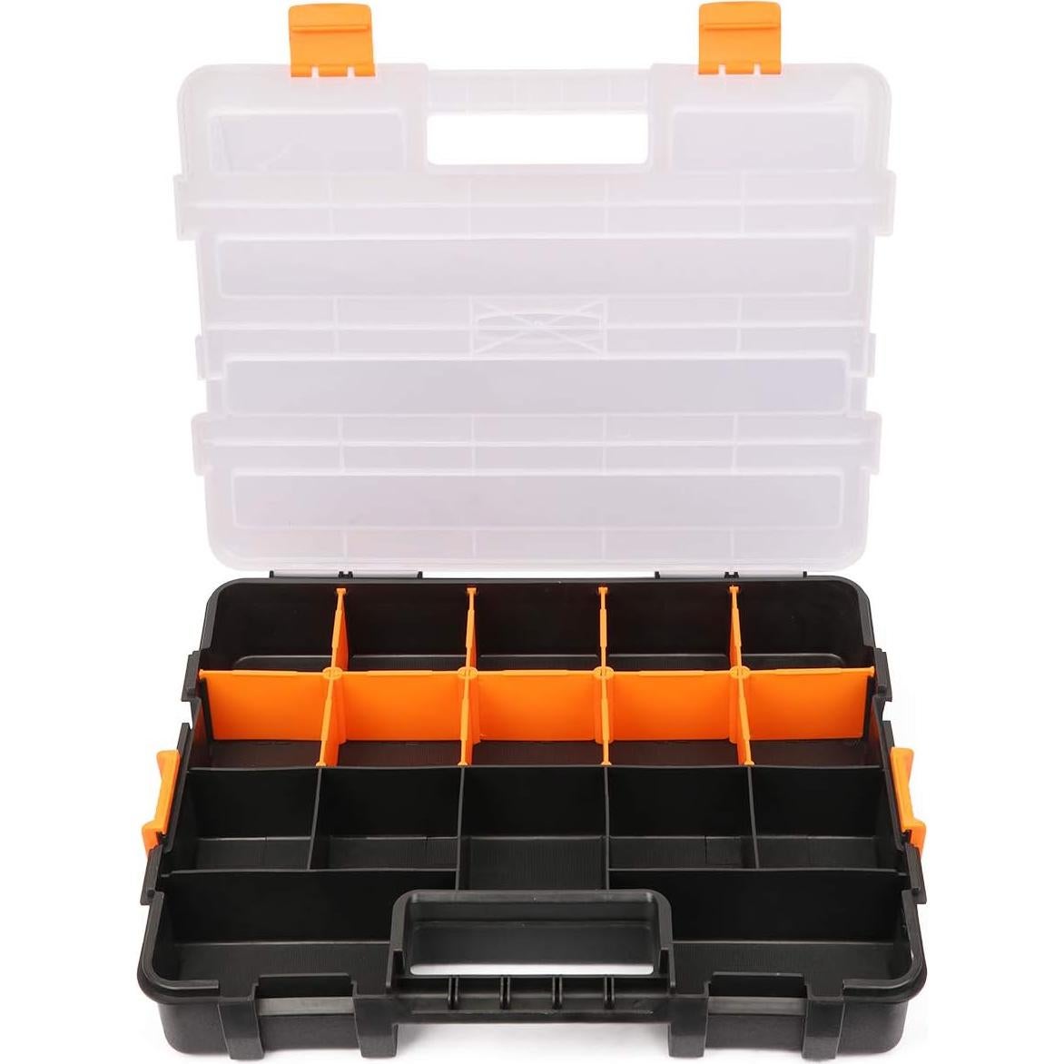 Organizador de Herramientas CASOMAN 2 Piezas Negro con Divisores