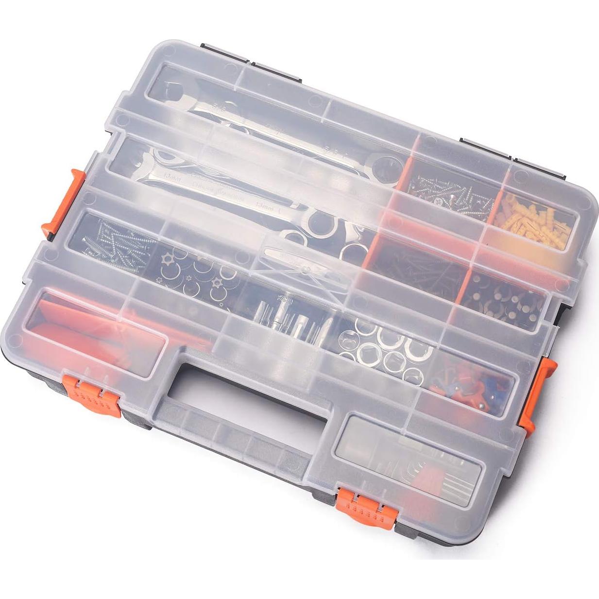 Organizador de Herramientas CASOMAN 2 Piezas Negro con Divisores