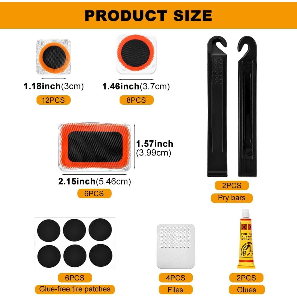Kit de Reparación de Neumáticos Bibabala Tipo B - 30 Parches
