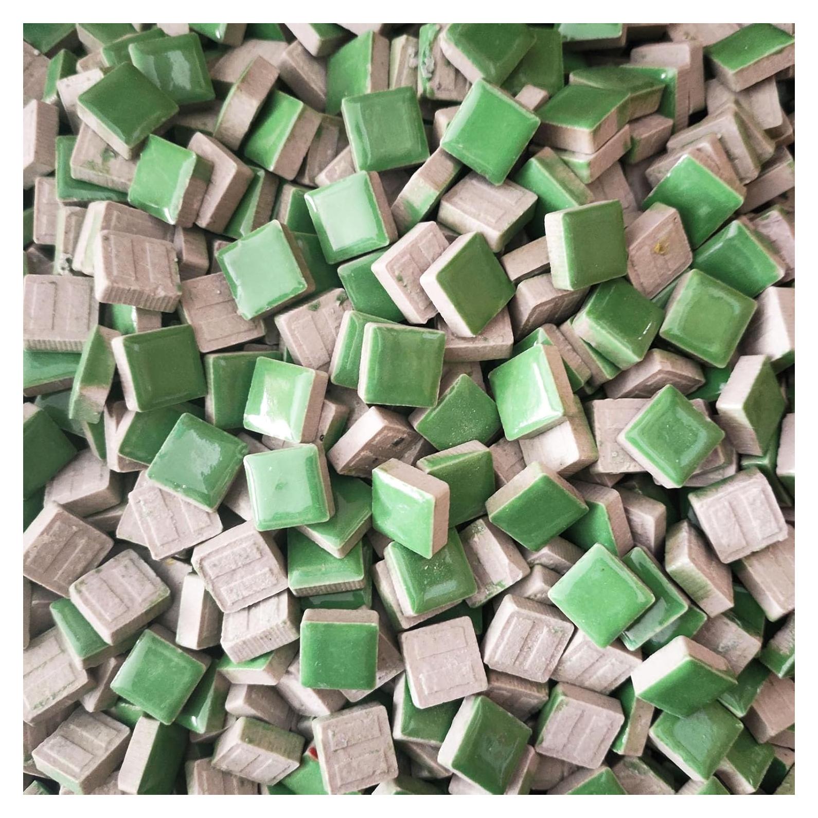 Azulejos Cerámicos Cuadrados Smayt Yi 200g Verde 15mm