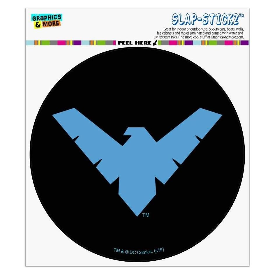 Sticker Batman Nightwing para Ventana de Auto 14 cm
