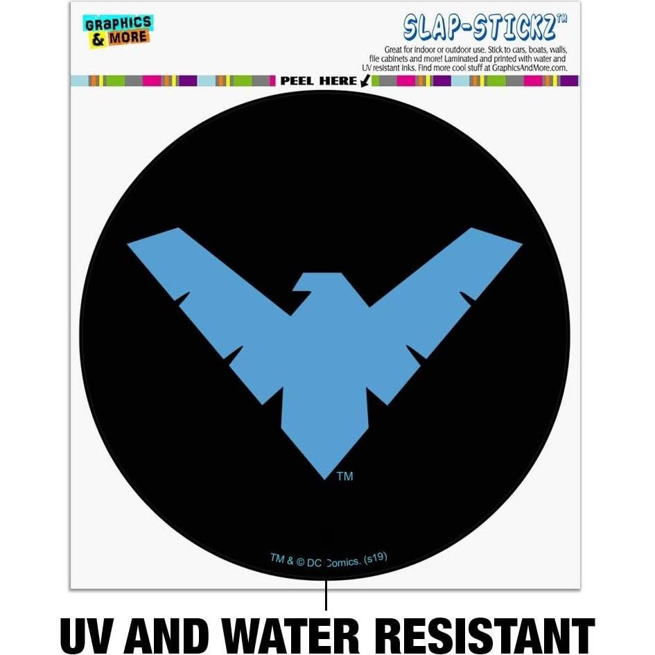 Sticker Batman Nightwing para Ventana de Auto 14 cm