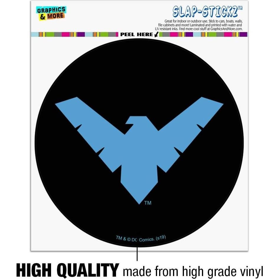 Sticker Batman Nightwing para Ventana de Auto 14 cm