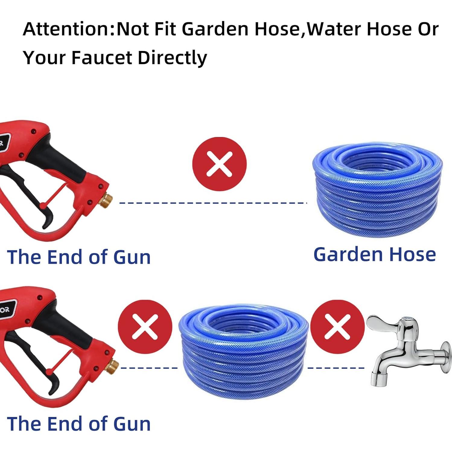 Pistola de Lavado a Presión CHAVOR 94 cm 3000 PSI 5 Boquillas