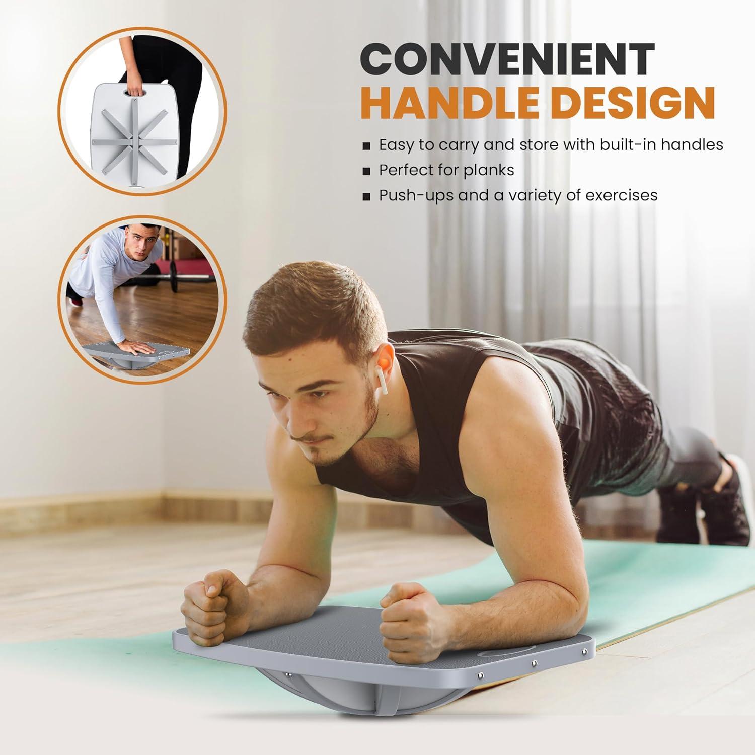 Tabla de Equilibrio Cusurlove de Madera 360° para Fitness