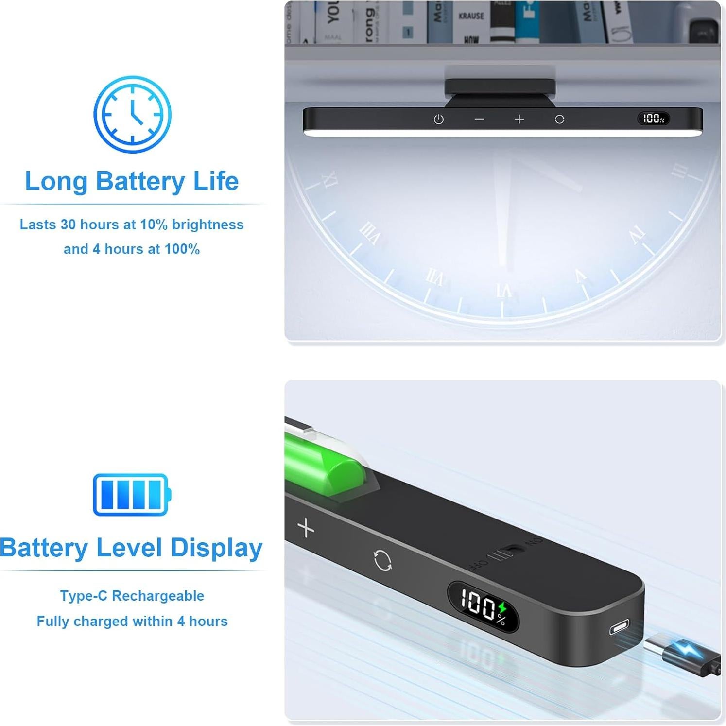 Luz de Espejo Dimmable WILLED 3W con Control Táctil y 120 LEDs